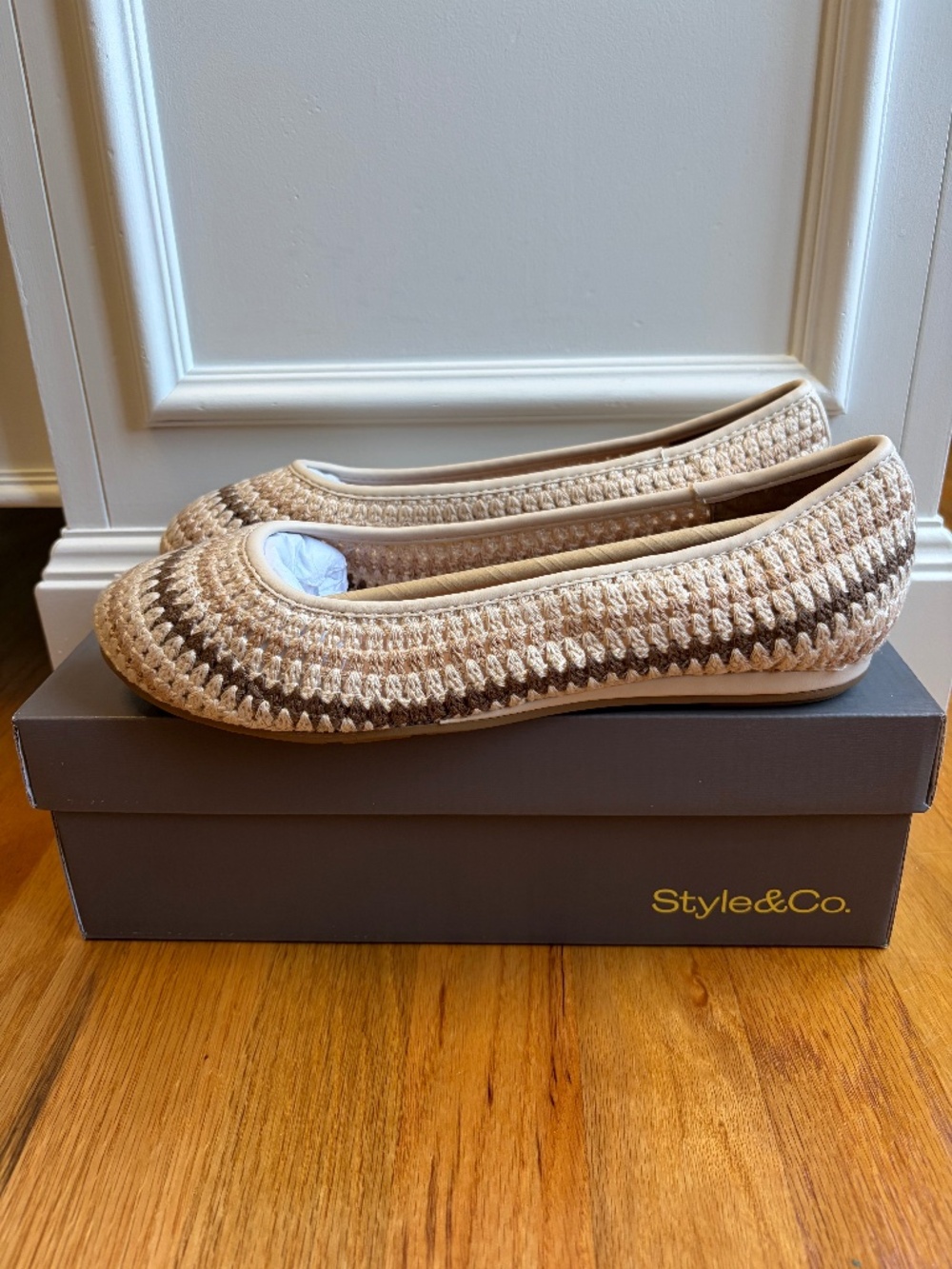 Style & Co Crochet Flats 10